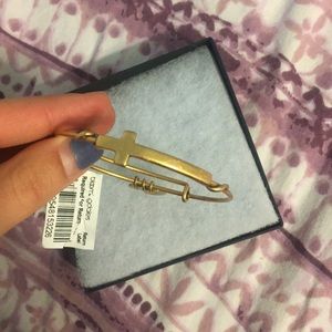 Alex & ani cross bracelet (never worn before)
